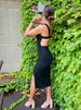 Two Black Cadillacs Midi Dress