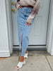 Magnolia Denim Midi Skirt