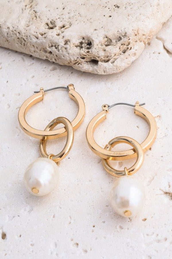 Divine Pearl Drop Earrings