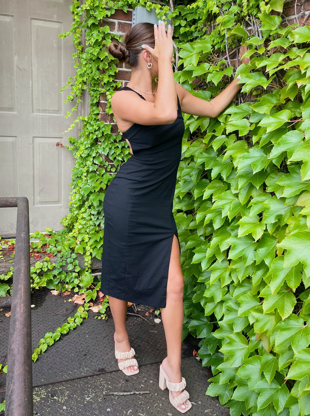 Two Black Cadillacs Midi Dress