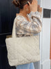The Eleanor Quilted Tote