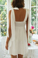 Clouds Of White Mini Dress