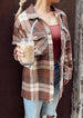 In The Thick Of It Plaid Shacket