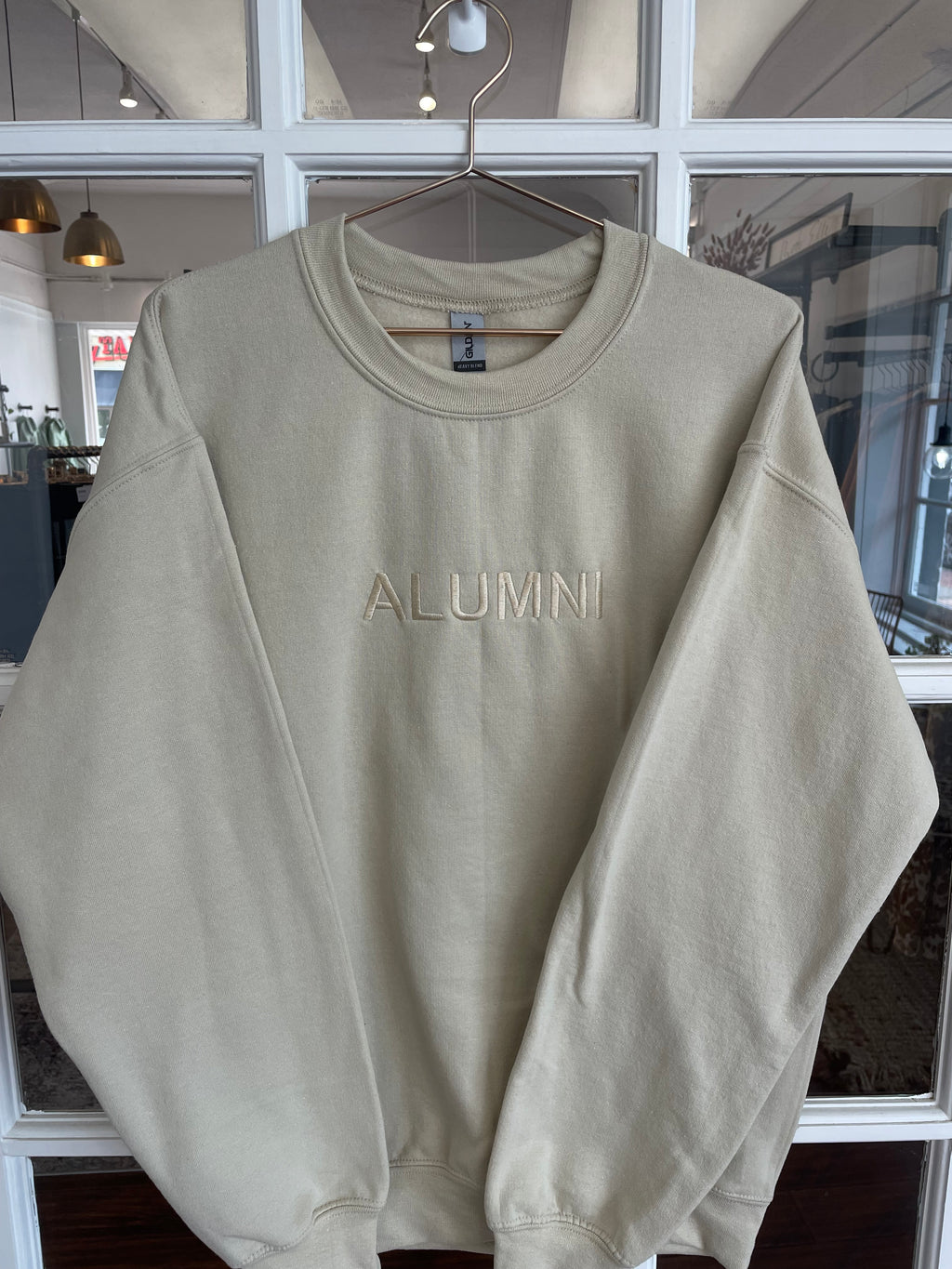 PRE-ORDER ALUMNI TONE ON TONE EMBROIDERED CREW