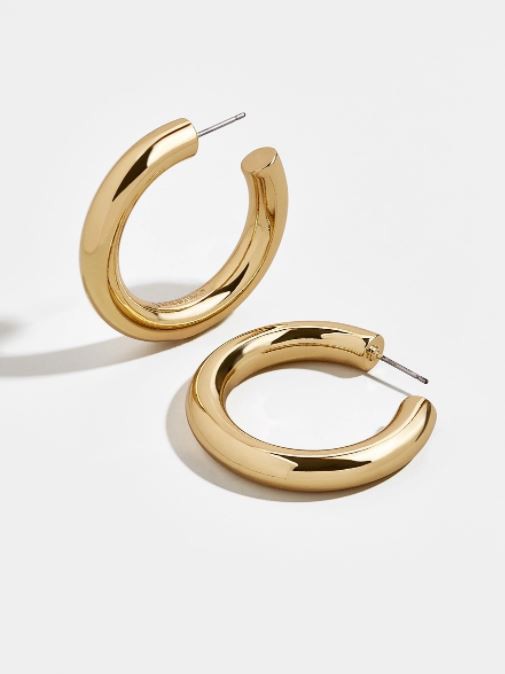 Classic Chunky Hoop Earrings