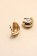Crescent Moon Huggie Hoop Earrings