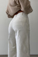 Sweet Cream Corduroy Wide Leg Pants