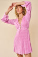 Bubblegum Pink Mini Dress