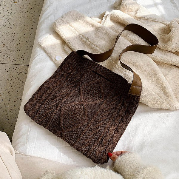 Cara Knitted Shoulder Bag