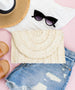 Resort Bound Straw Clutch